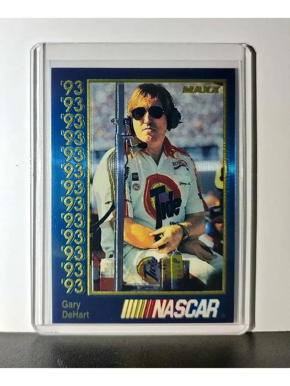 Gary DeHart 1993 Maxx Premier Plus Racing #133 NASCAR Card Hendrick Motorsports